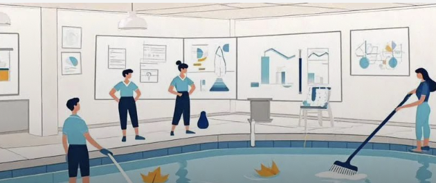 【鷹隆培訓(xùn)】假山噴泉保潔作業(yè)